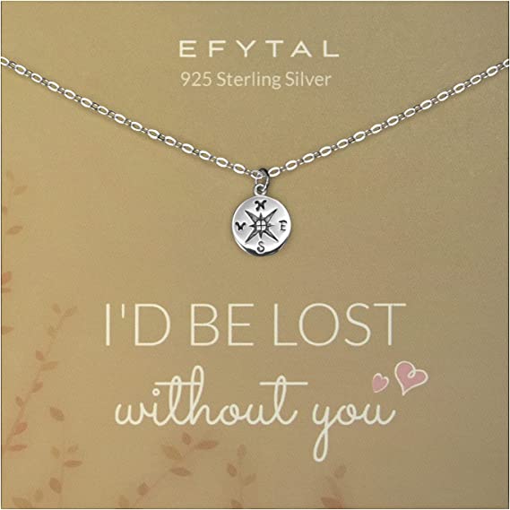 EFYTAL I’D BE LOST WITHOUT YOU NECKLACE