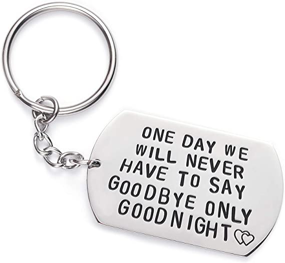 LPARKIN ONE DAY WE WILL NEVER HAVE TO SAY GOODBYE KEYCHAIN